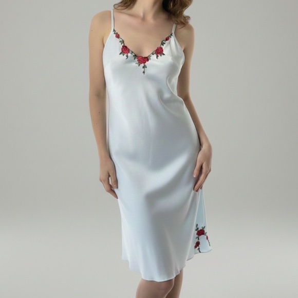 Cynthia Rowley Other - Cynthia Rowley (suspected) 80% Silk Luxury Lace Trim Slip - Size XXL